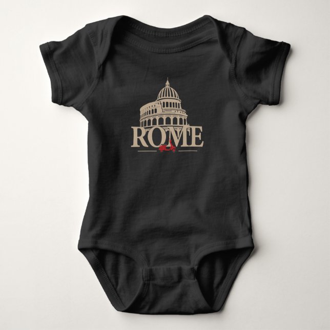 Rom Italien Europa Baby Strampler (Vorderseite)
