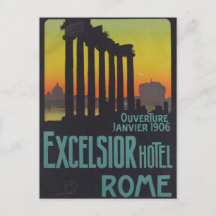 Rom Italien Europa Vintage Reise Postkarte