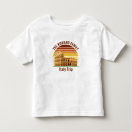 Rom Italien Familienausflug Kolosseum Sunset Kleinkind T-shirt