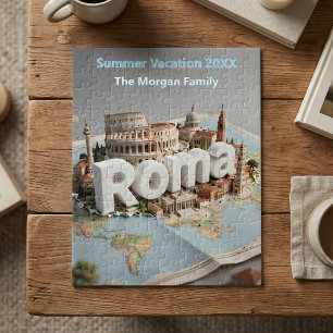 Rom Italien Familienurlaub Reise Souvenir Puzzle