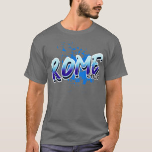Rom Italien Graffiti Urban City T-Shirt