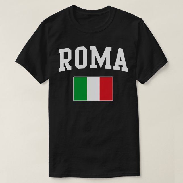 Rom Italien Italienische Flagge Italiens T-Shirt (Design vorne)