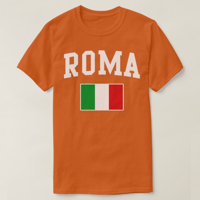 Rom Italien Italienische Flagge Italiens T-Shirt (Design vorne)