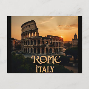 Rom Italien Kolloseum Vintage Postkarte