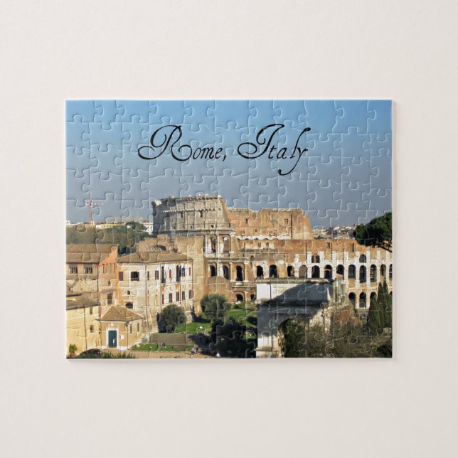 Rom, Italien - Kolosseum Puzzle (Horizontal)