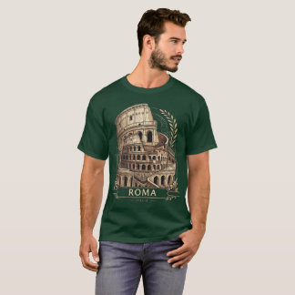 Rom Italien Kolosseum Vintage Reise Grafik T-Shirt