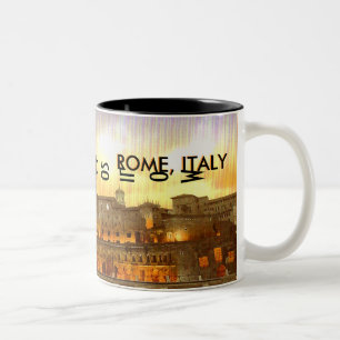 ROM, ITALIEN (Mojisola ein Gbadamosi - ein Zweifarbige Tasse