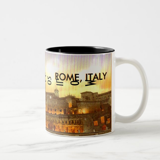ROM, ITALIEN (Mojisola ein Gbadamosi - ein Zweifarbige Tasse (Rechts)