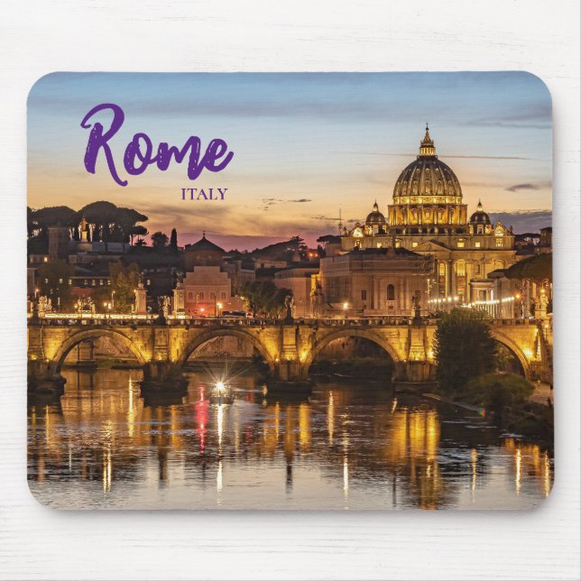 Rom Italien Petersdom  Mousepad (Vorne)
