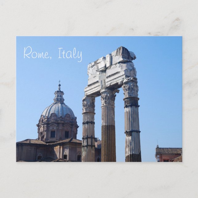 Rom, Italien Postkarte (Vorderseite)