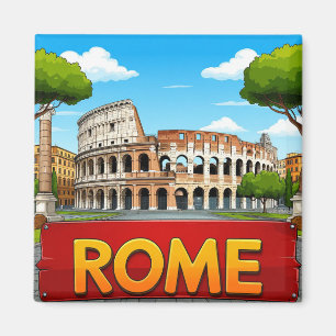 Rom Italien Reiseandenken Für Weltreisende Magnet