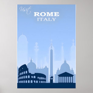 Rom-Italien Reiseplakat Poster