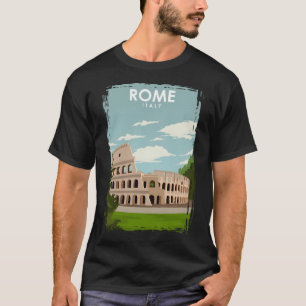 Rom Italien Reiseplakat T-Shirt