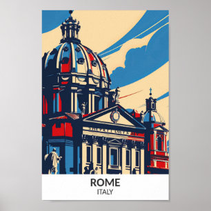 Rom Italien Retro Artwork Reise Poster
