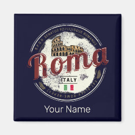 Rom Italien Retro Kolosseum Vintager Urlaub Magnet