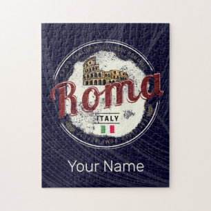 Rom Italien Retro Kolosseum Vintager Urlaub Puzzle