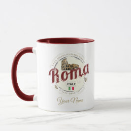 Rom Italien Retro Kolosseum Vintager Urlaub Tasse