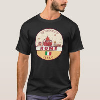 Rom-Italien-Skyline-Emblem