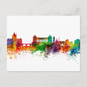 Rom Italien Skyline Postkarte