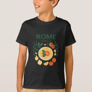 Rom Italien Souvenir Italienische Pasta Und Reise T-Shirt
