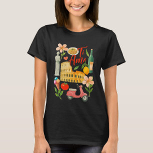Rom Italien Souvenir Treff mich in Italien Reise I T-Shirt
