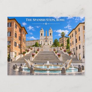 Rom Italien Spanische Treppe Postkarte