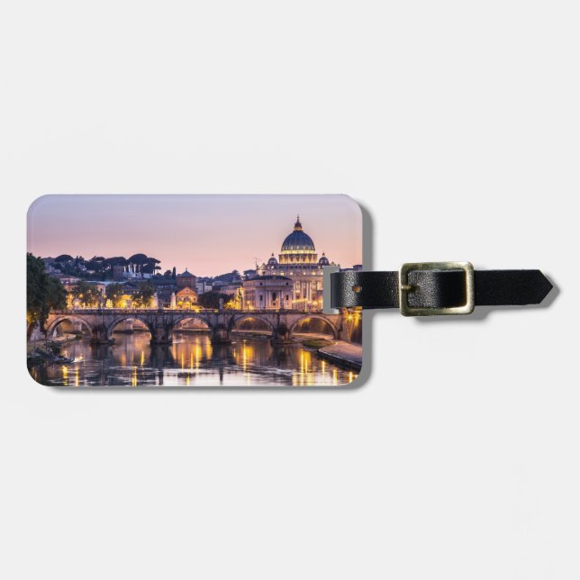 Rom Italien - St- Peterskathedrale Gepäckanhänger (Vorderseite horizontal)