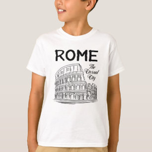 Rom Italien Städtische Stadtbild Skyline Funny Gif T-Shirt