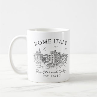 Rom Italien Vintag - Temple Ruins T - Shirt Kaffeetasse