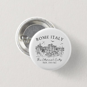 Rom Italien Vintage Button