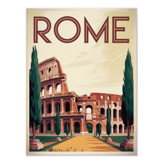 Rom Italien vintage Fotodruck (Vorne)
