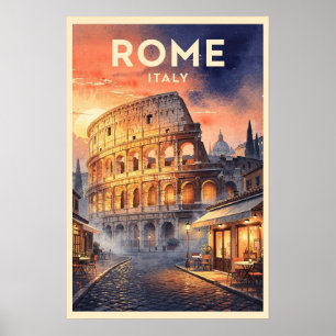 Rom Italien Vintage Reise Poster