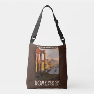Rom Italien Vintage-Reisetaschen Tragetaschen Mit Langen Trägern