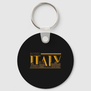 Rom Italien Vintage Retro Roma Italien Urlaub Gif Schlüsselanhänger