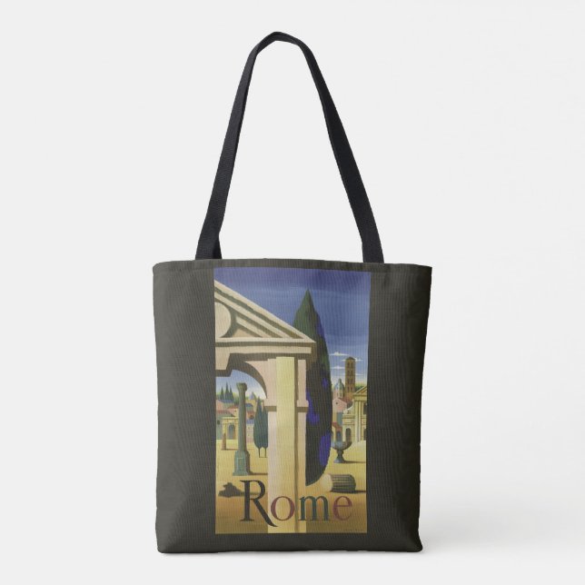Rom Italien Vintage Tragetaschen (Rückseite)