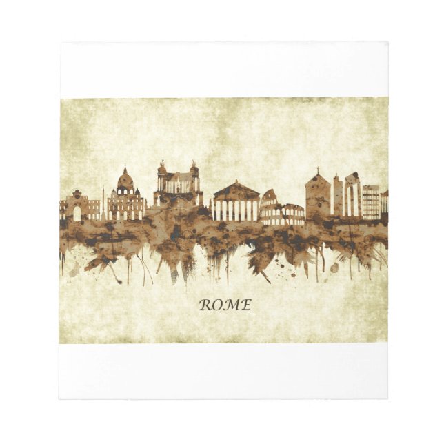 Rom Italy Cityscape Notizblock (Vorderseite)