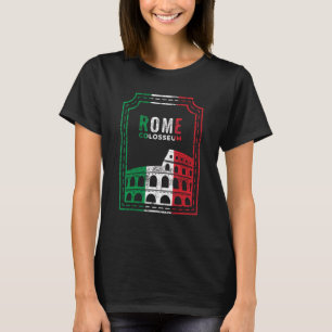 Rom Kolosseum Italien Italia Romanisches Amphithea T-Shirt