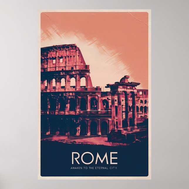 Rom - Kolosseum & Ruins Poster (Vorne)