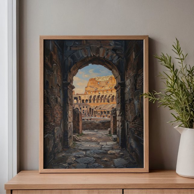 Rom Kolosseum Schatten Torbogen Kunst Leinwanddruck (Von Creator hochgeladen)