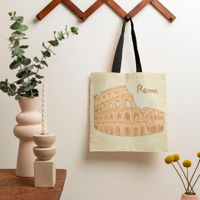 Rom Kolosseum Sketch Tote Bag (Von Creator hochgeladen)