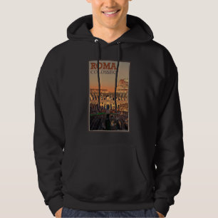 Rom - Kolosseum und der Mond Hoodie