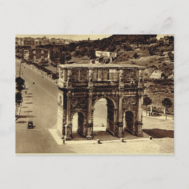 Rom, Konstantinsbogen Postkarte (Vorderseite)
