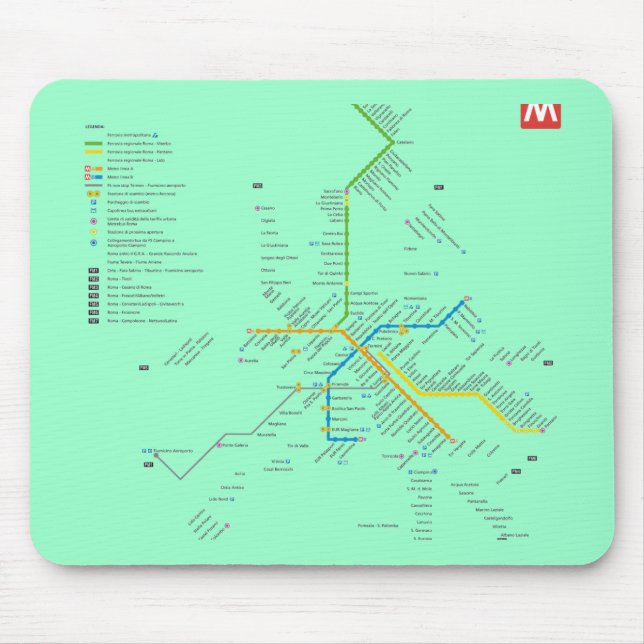ROM-METRO MOUSEPAD (Vorne)