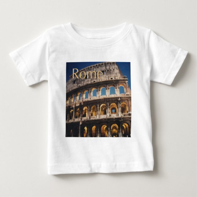Rom nachts baby t-shirt (Vorderseite)
