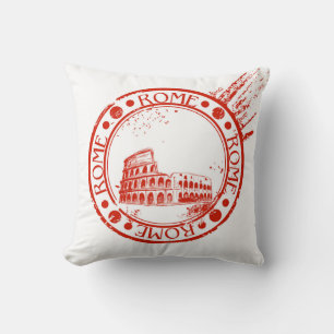 Rom Post Cancelation Briefmarke Kissen