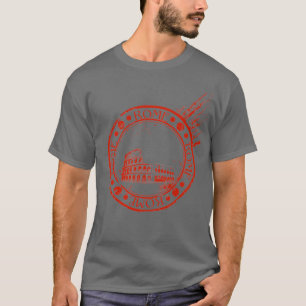 Rom Post Cancelation Briefmarke T-Shirt