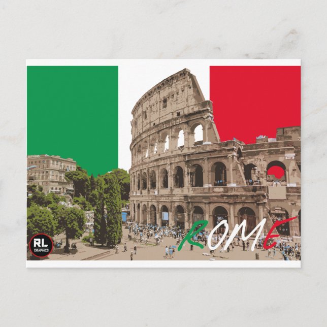 Rom Postkarte (Vorderseite)
