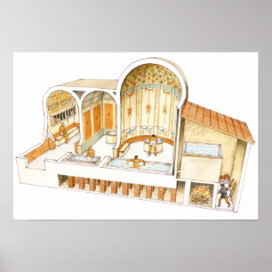 Rom. Private Bäder Poster