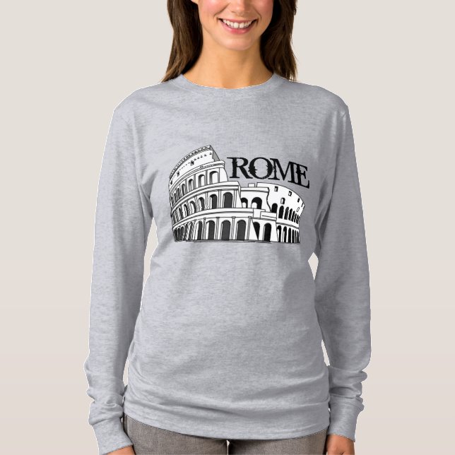 ROM, Reise-Shirts, Text hinzufügen T-Shirt (Vorderseite)