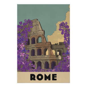Rom Reisen Vintage Poster